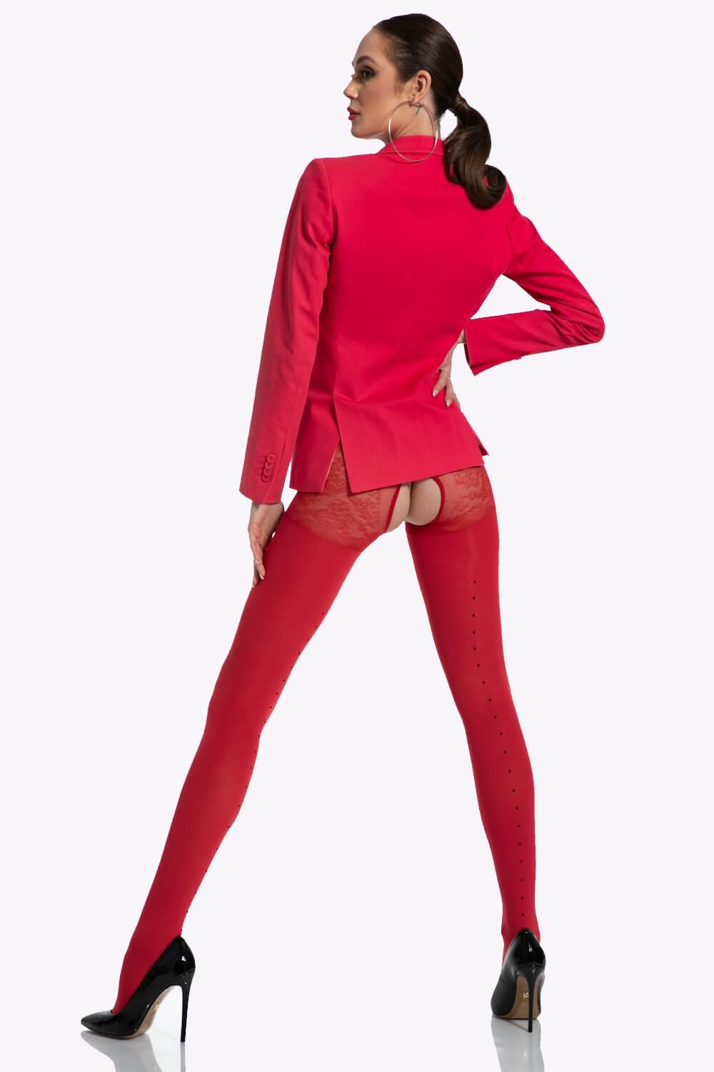 Blackdiamond Kruisloze Panty - 60/30 Denier - S/M - L/XL - XXL