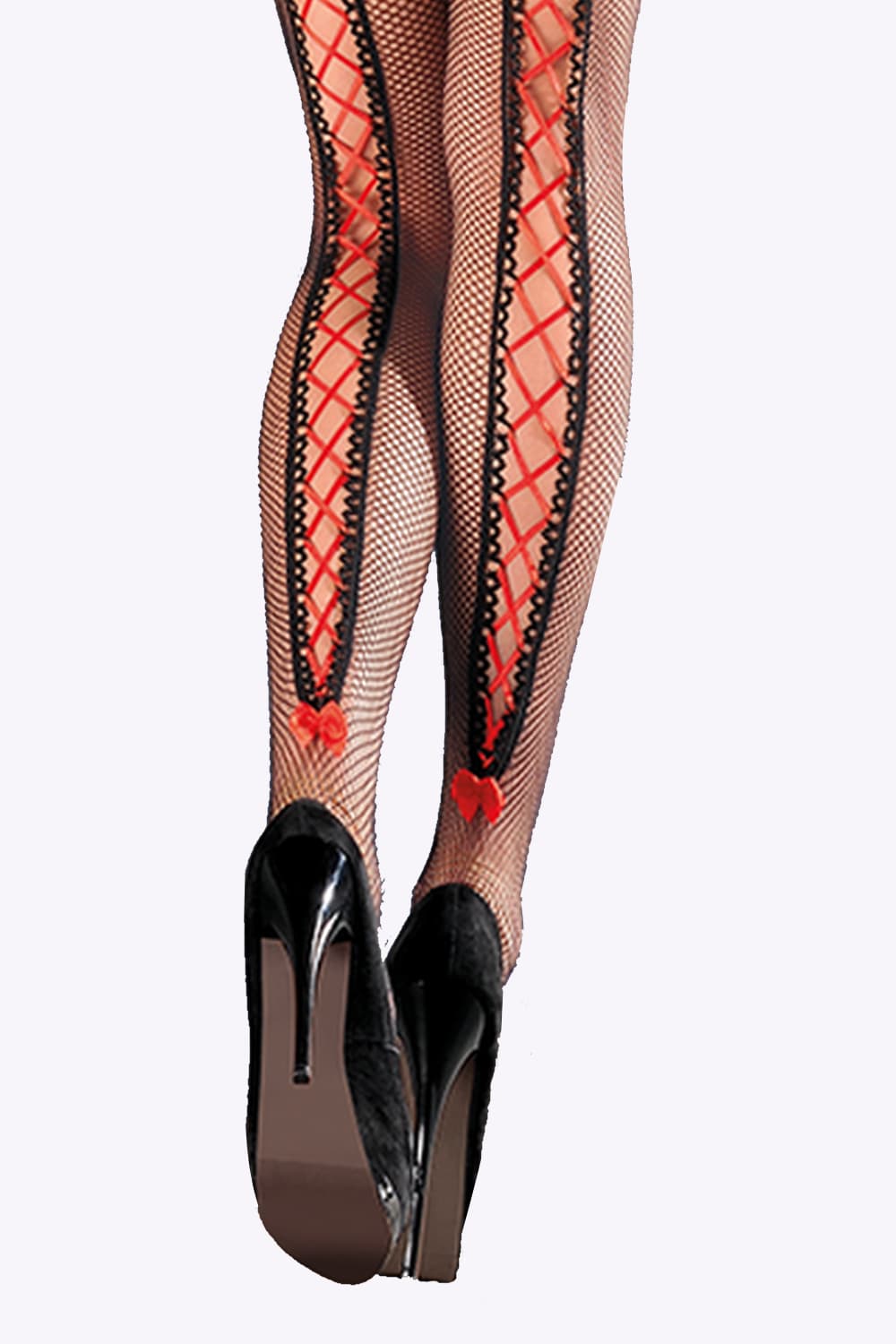 Dolores - Netpanty met Veternaad - XS/S - M/L