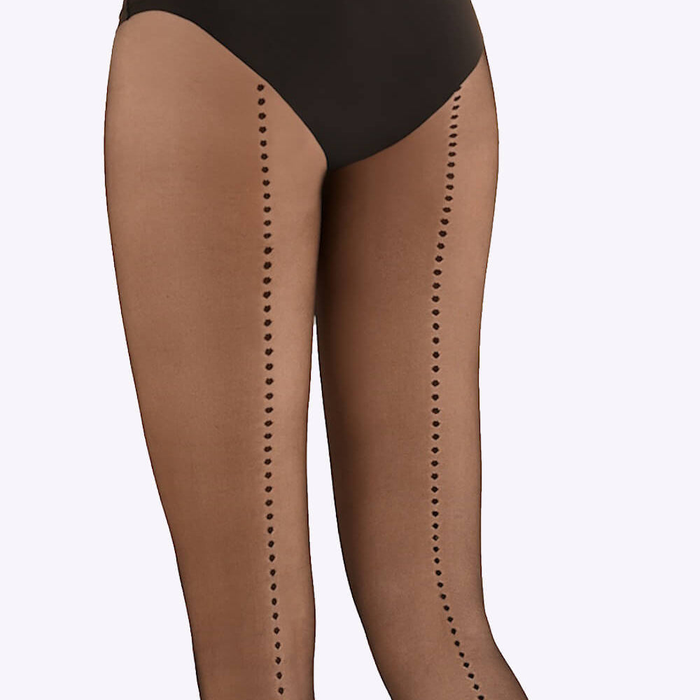panty met naad van stippen