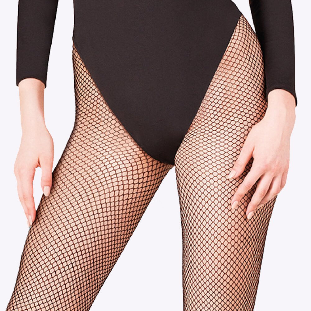 Een verfijnde visnet panty met fijnmazige structuur van Gabriella — een netpanty die stoer en elegant samenbrengt.