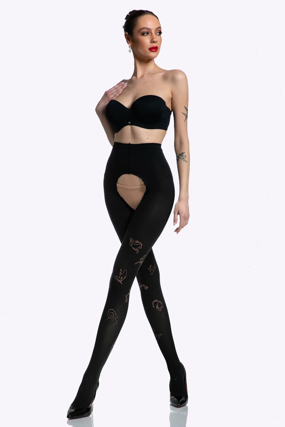 Mystique Panty zonder Kruis - 60 Denier - S/M - L/XL - XXL