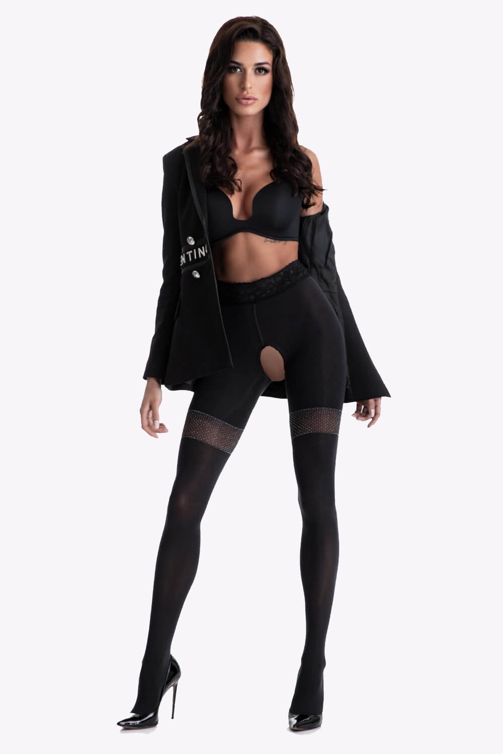 Glamour Kruisloze Panty - 80 Denier - S/M - L/XL - XXL