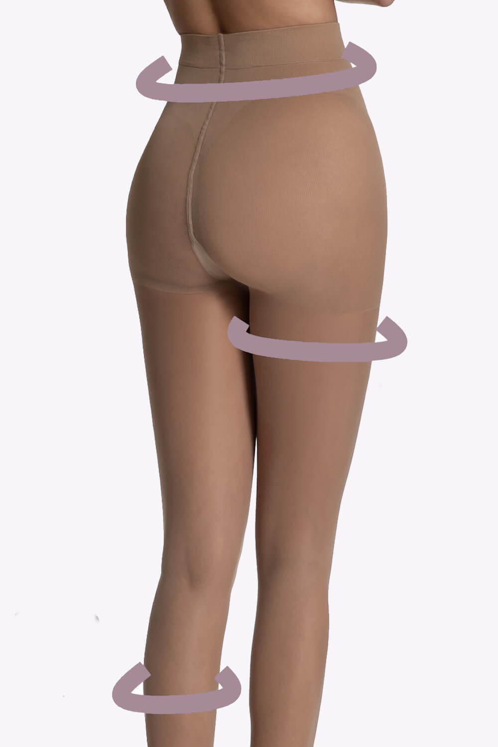 Stewardess panty compressie