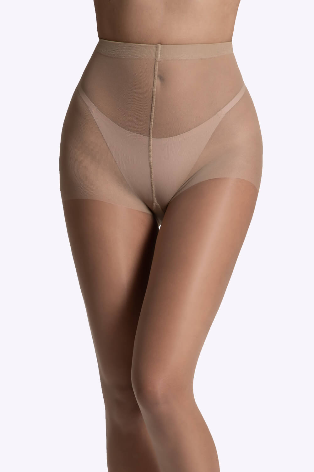15 denier lichte huidskleur panty voor de zomer
