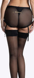 Stay up kousen met naad voor een sexy vintage look