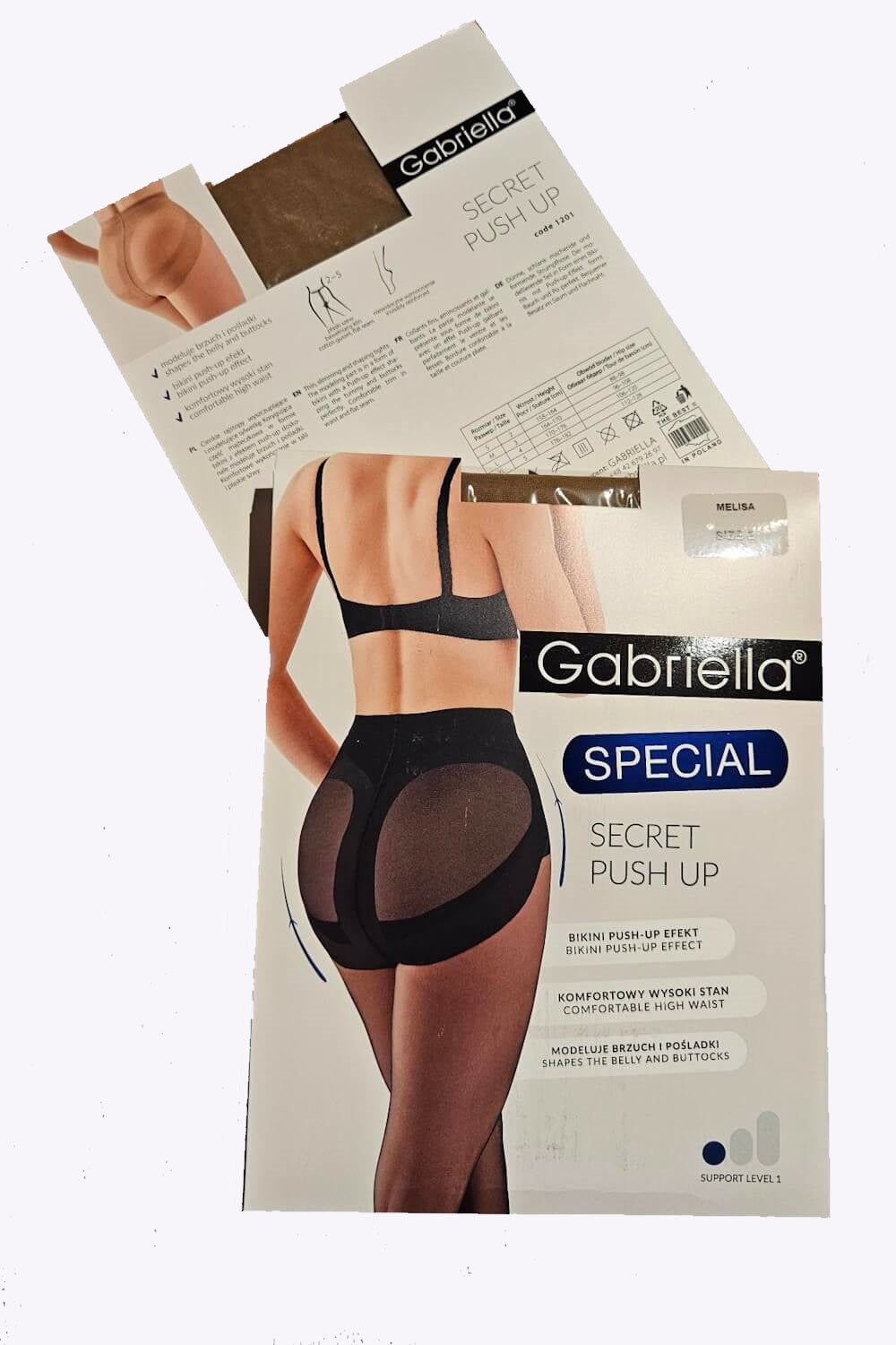 Secret Push-up Shaper Panty - 20 Denier - S/M/L/XL