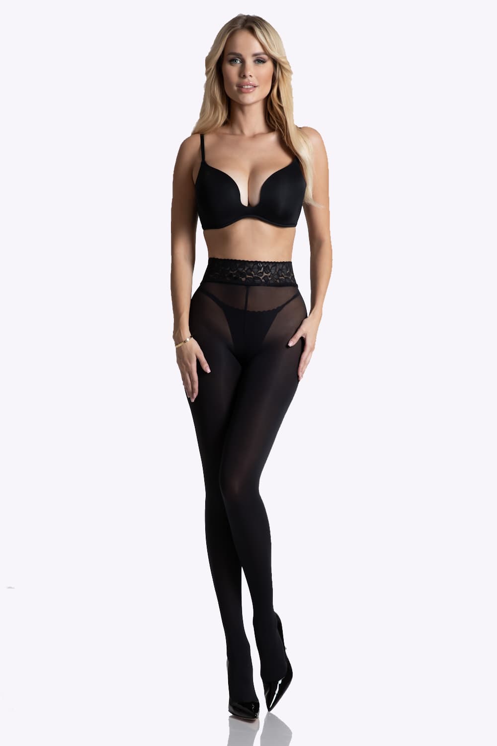 Lux Lace Panty - 50 Denier - S/M/L